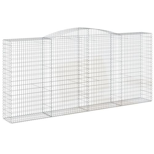 Габионни кошници арка 4 бр 400x50x180/200 см поцинковано желязо