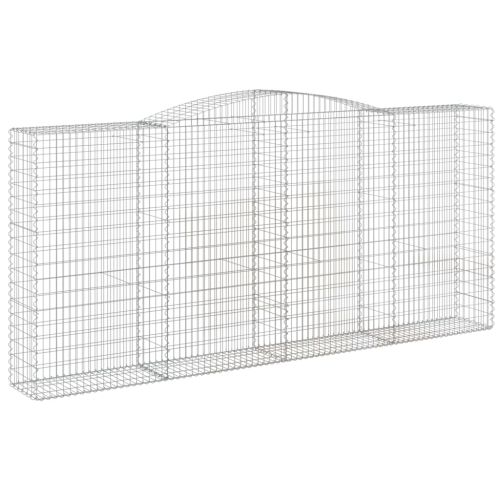 Габионни кошници арка 3 бр 400x50x180/200 см поцинковано желязо