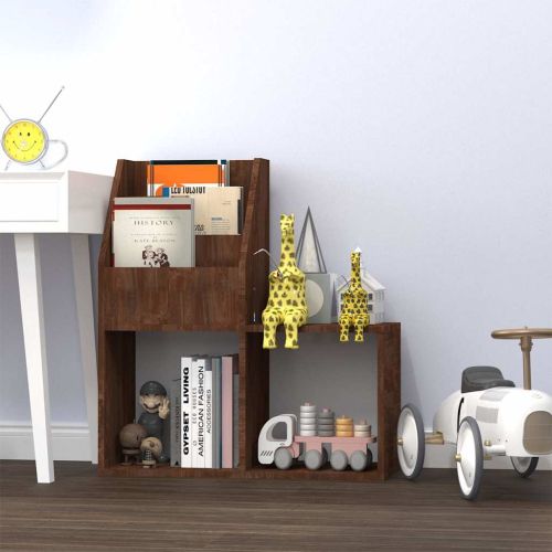 Етажерка за детски книжки, дъб, 71x30x78,5 см, инженерно дърво