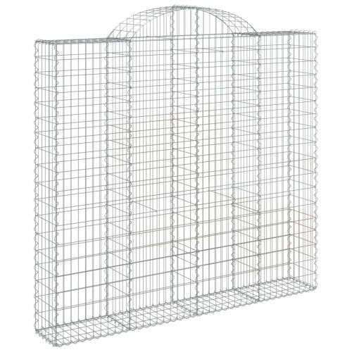 Габионни кошници арка 3 бр 200x50x180/200 см поцинковано желязо