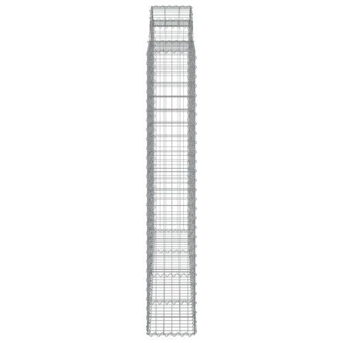Габионни кошници арка 3 бр 200x50x180/200 см поцинковано желязо