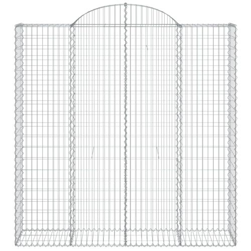 Габионни кошници арка 6 бр 200x50x200/220 см поцинковано желязо