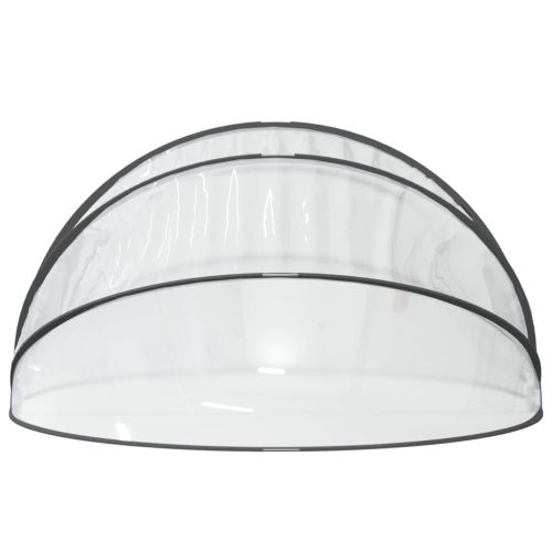 Купол за басейн, кръгъл, 467x234 см, PVC