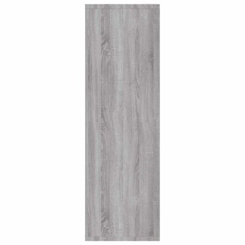 Библиотека/бюфет, сив сонома, 50x25x80 см, инженерно дърво