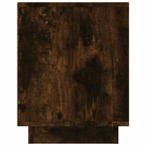 ТВ шкаф, опушен дъб, 80x35x45 см, инженерно дърво