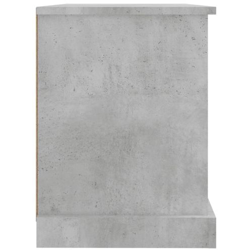 ТВ шкаф, бетонно сиво, 73x35,5x47,5 см, инженерно дърво