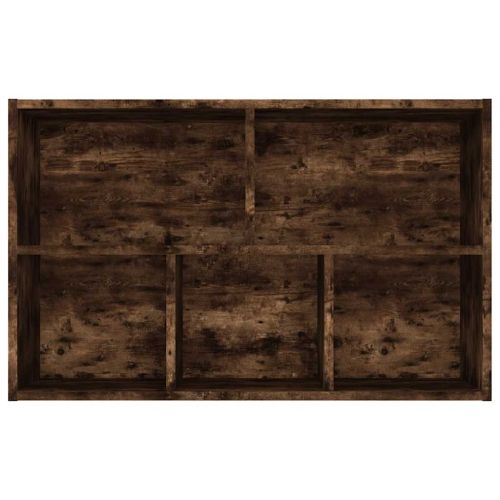Библиотека/бюфет, опушен дъб, 50x25x80 см, инженерно дърво