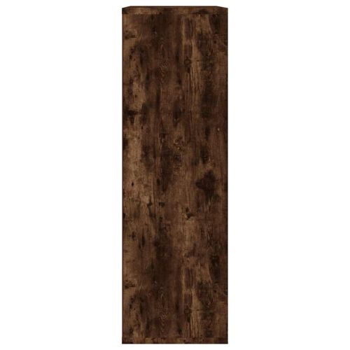 Библиотека/бюфет, опушен дъб, 50x25x80 см, инженерно дърво