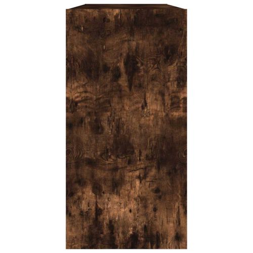 Библиотека/бюфет, опушен дъб, 50x25x80 см, инженерно дърво