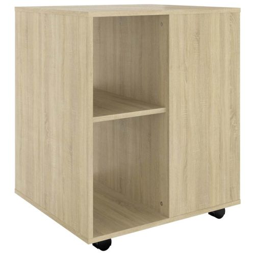 Подвижен шкаф, дъб сонома, 60x53x72 см, инженерно дърво