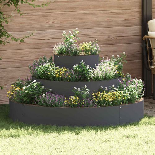 Градинска саксия Антрацит 120 x 120 x 20 см