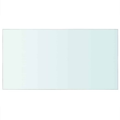 Плоча за рафт, прозрачно стъкло, 40 x 25 см