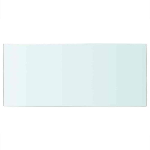 Плоча за рафт, прозрачно стъкло, 50 x 25 см