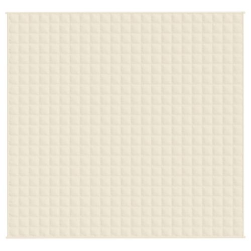 Утежнено одеяло светлокремаво 220x230 см 15 кг плат