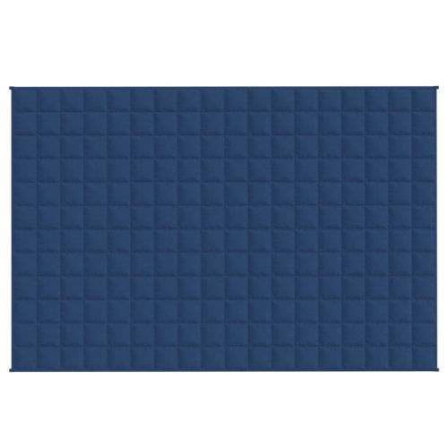 Утежнено одеяло синьо 137x200 см 10 кг плат