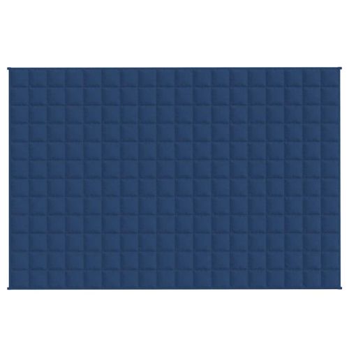 Утежнено одеяло синьо 120x180 см 5 кг плат