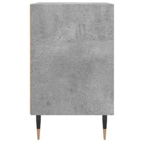 Нощни шкафчета 2 бр бетонно сиво 40x30x50 см инженерно дърво