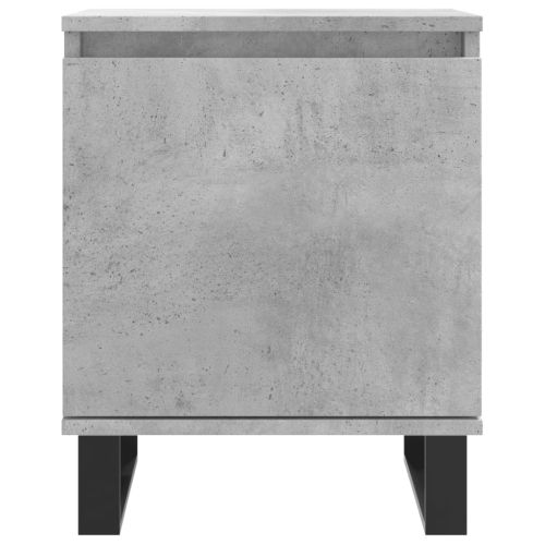 Нощни шкафчета 2 бр бетонно сиво 40x30x50 см инженерно дърво