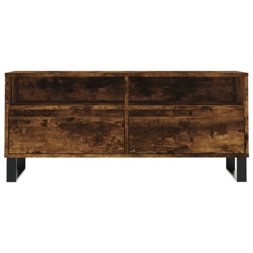 ТB шкаф, опушен дъб, 100x34,5x44,5 см, инженерно дърво