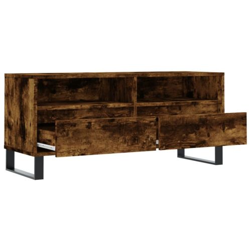 ТB шкаф, опушен дъб, 100x34,5x44,5 см, инженерно дърво