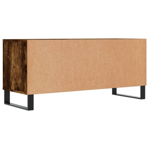 ТB шкаф, опушен дъб, 100x34,5x44,5 см, инженерно дърво