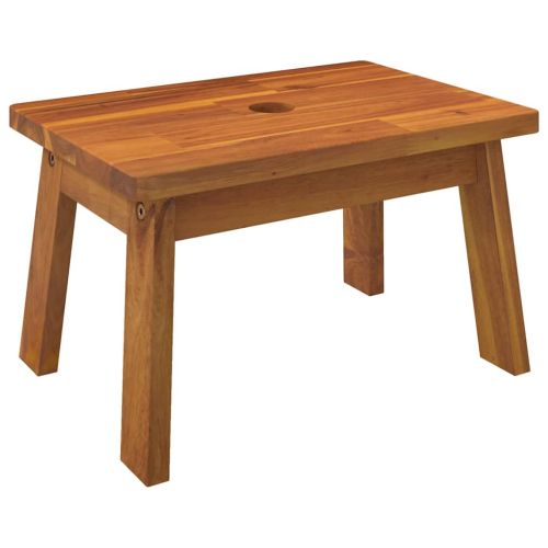 Табуретка стъпало, 38x26x22 см, масивна акация