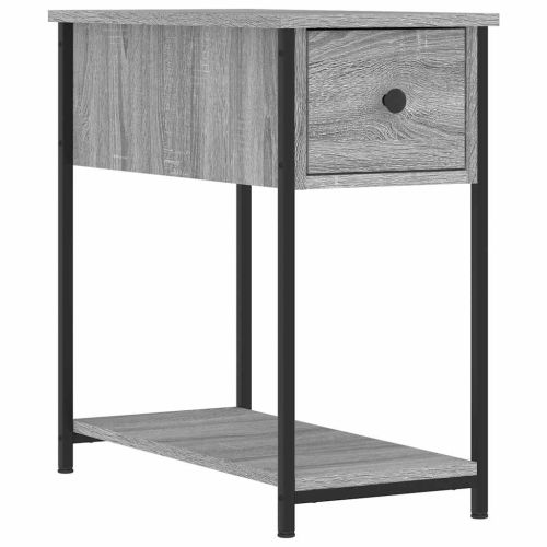 Нощни шкафчета 2 бр сив сонома 30x60x60 см инженерно дърво