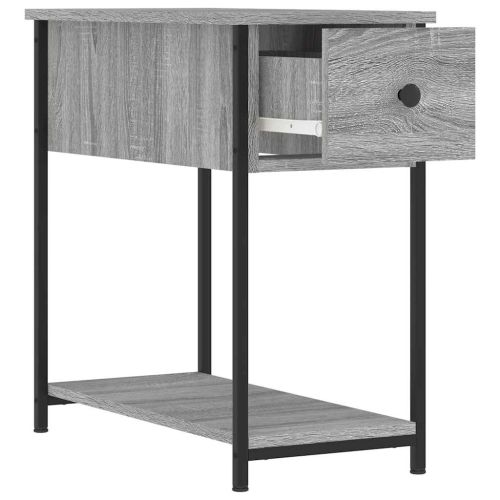 Нощни шкафчета 2 бр сив сонома 30x60x60 см инженерно дърво