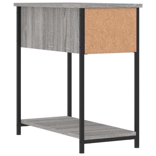 Нощни шкафчета 2 бр сив сонома 30x60x60 см инженерно дърво