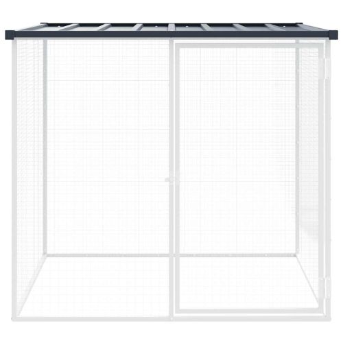 Клетка за пилета с покрив, 103x98x90 см, поцинкована стомана
