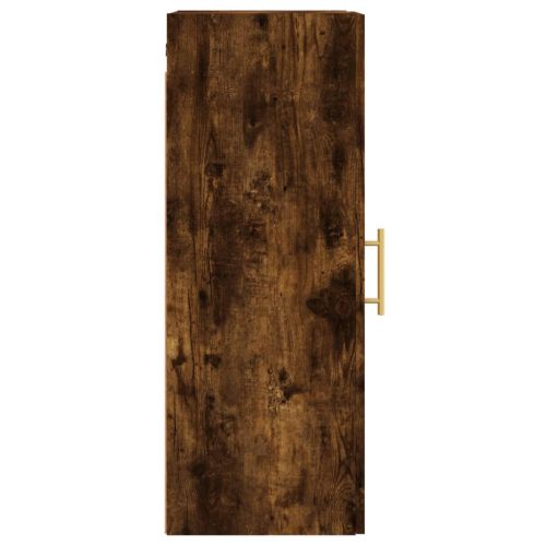 Стенен шкаф опушен дъб 34,5x34x90 см
