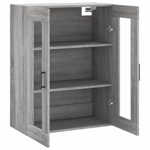 Стенен шкаф сив сонома 69,5x34x90 см