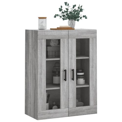 Стенен шкаф сив сонома 69,5x34x90 см