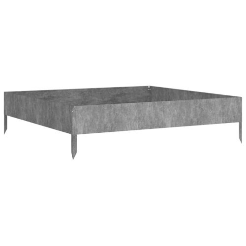 Градинска повдигната леха 100x100x26 см кортенова стомана
