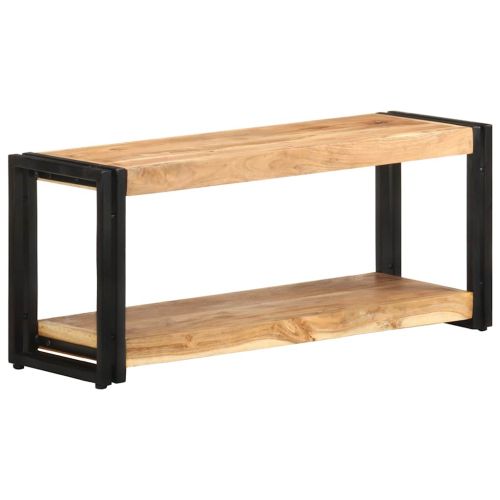 ТВ шкаф, 90x30x40 cм, акациево дърво масив