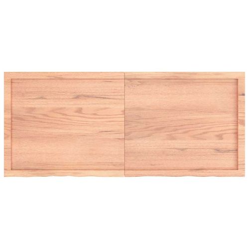 Плот за баня светлокафяв 140x60x(2-6) см обработено дърво масив