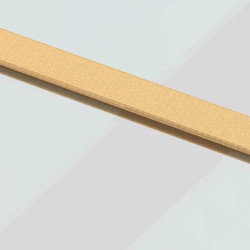 Плъзгаща се врата 76x205 см прозрачно ESG стъкло и алуминий