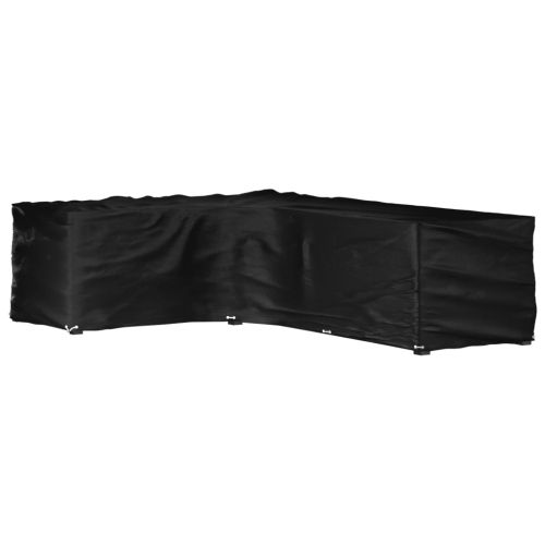 Покривало за ъглови градински мебели 18 капси 220x285x80 см