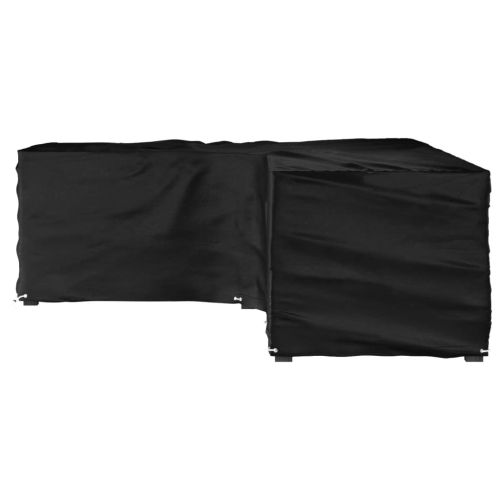 Покривало за ъглови градински мебели 18 капси 220x285x80 см