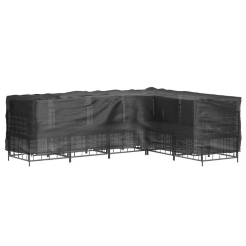 Покривало за ъглови градински мебели 16 капси 210x260x80 см
