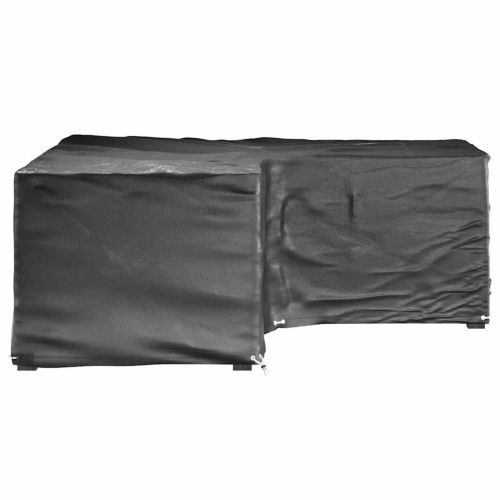 Покривала за ъглови градински мебели 2 бр 16 капси 215x215x70см