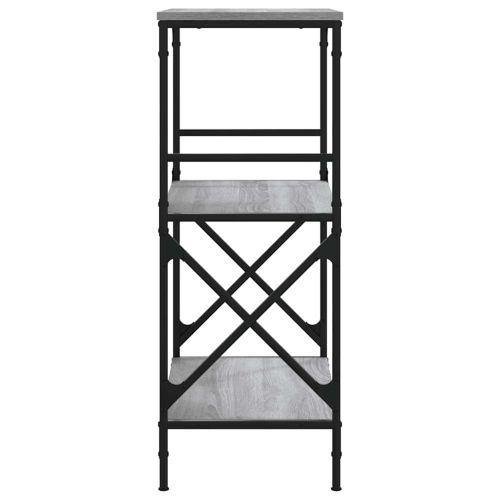 Библиотека 3 рафта сив сонома 59x35x90,5 см инженерно дърво