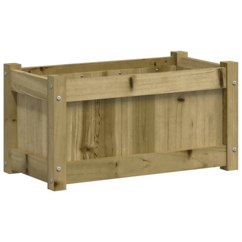 Градински сандък, 60x31x31 см, импрегнирана борова дървесина