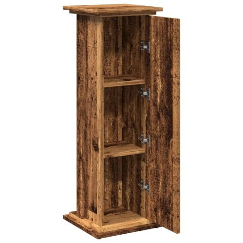 Стойка за витрини със съхранение 31x30x90 см инженерно дърво