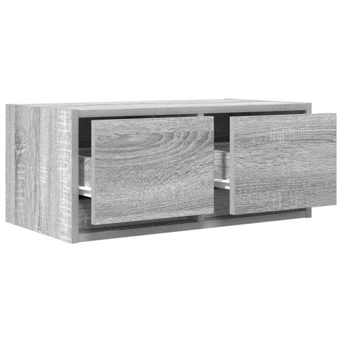 ТВ шкафове 2 бр Сив сонома 60x31x25,5 см инженерно дърво
