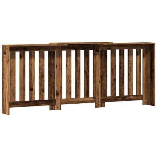 Капак за радиатор, старо дърво, 205x21,5x83,5см инженерно дърво