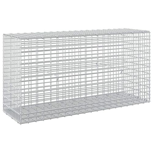 Габион с 5 мм тел и мрежа 5x2,5 см 100x30x50 см