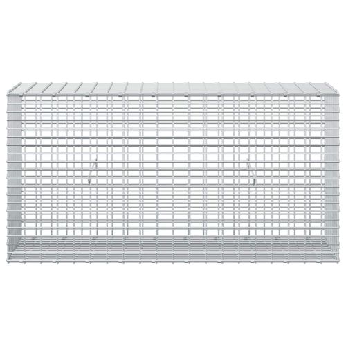 Габион с 5 мм тел и мрежа 5x2,5 см 100x30x50 см