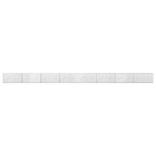 Габион с 3,5 мм Жица и 5x5 см Мрежа 800x10x50 см