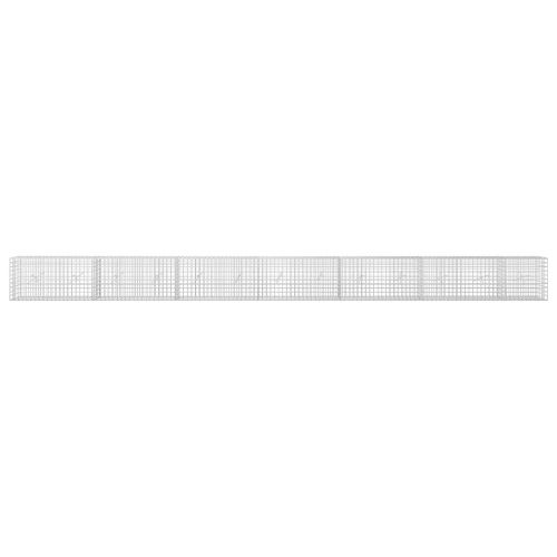 Габион с 3,5 мм Жица и 5x5 см Мрежа 650x20x50 см